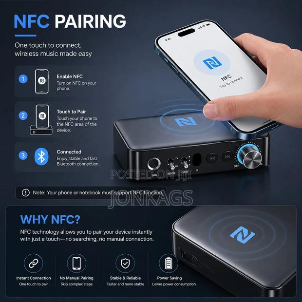 Bluetooth Receiver Transmitter Optical Aux Rca Usb Tf Card Mic Input - thumbnail 10
