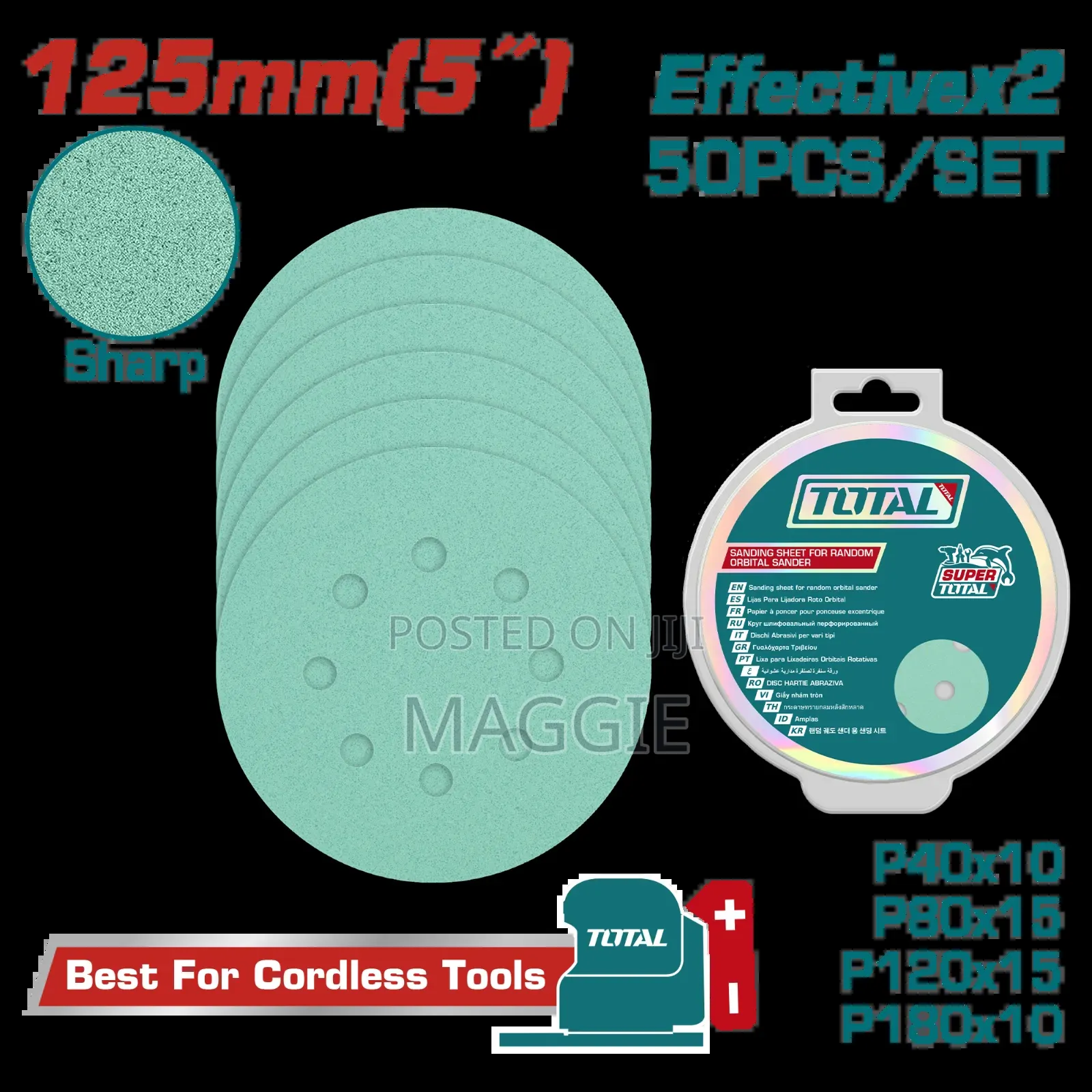 Sanding Sheet for Random Orbit Sander