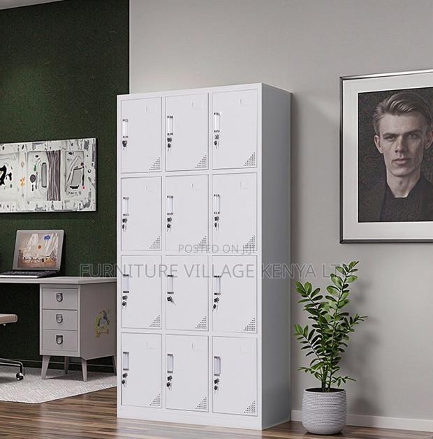 12-Locker Modern Made Office Cabinet - thumbnail 9