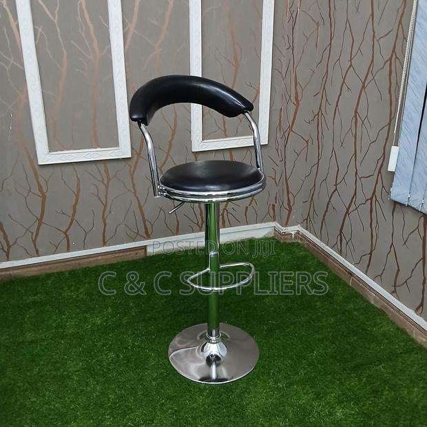 Office Bar Stool With Padded Backrest - thumbnail 2