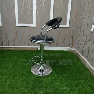 Office Bar Stool With Padded Backrest