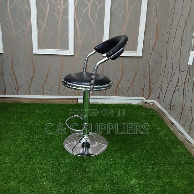 Office Bar Stool With Padded Backrest - thumbnail 3
