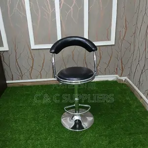 Office Bar Stool With Padded Backrest