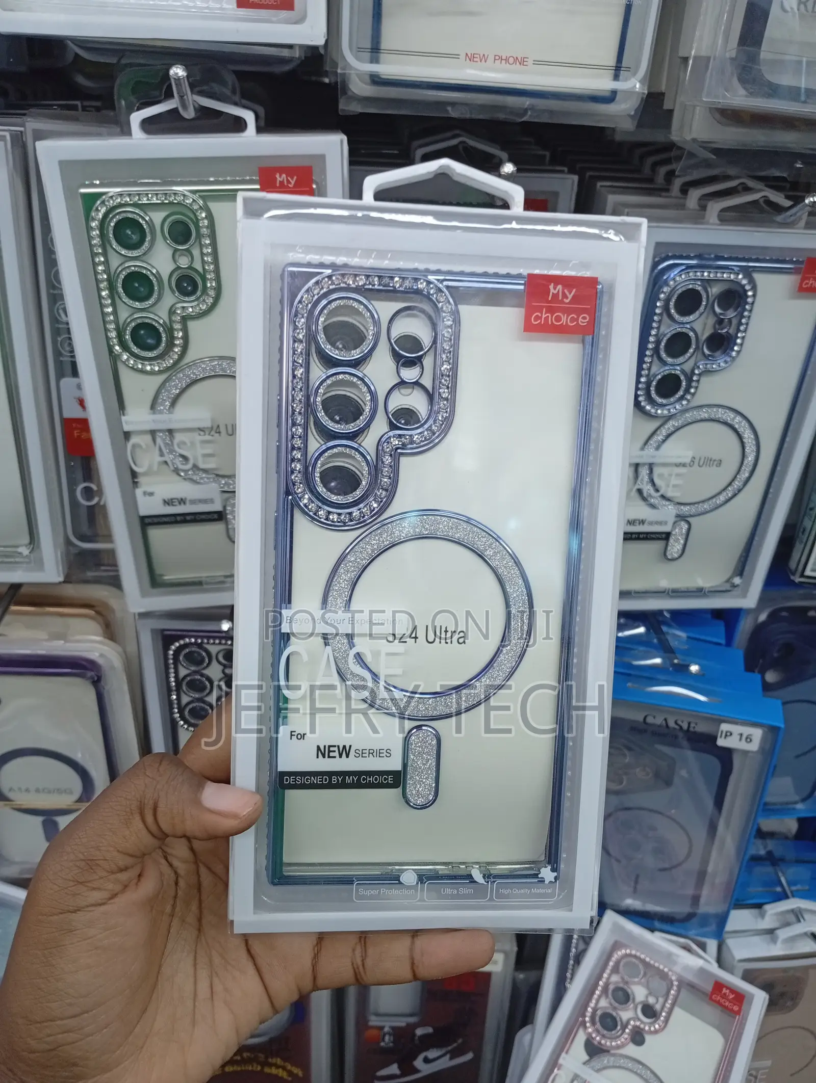 Samsung Galaxy S24 Ultra Bling Accent Styling:Cover