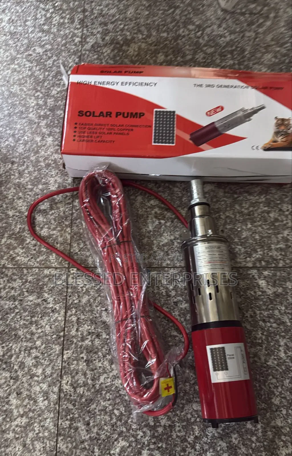 New Tiger Dc Solar Pump/Solar Pump 250 Watts
