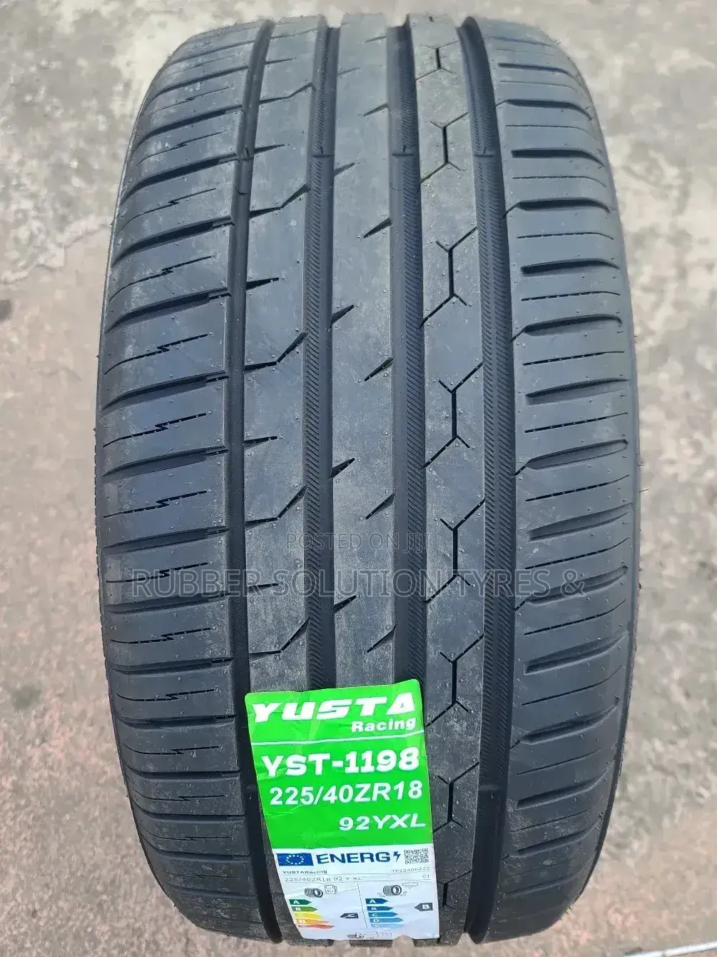 225/40 R18 Yusta Tyres 92y Yst-1198 Racing