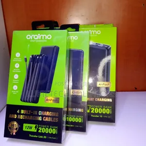 Powerbank Bank 20000mah With Attached Cables Very Reliable