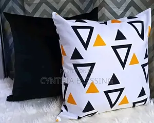 Matching Pillow Cases -Black White