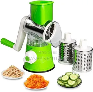 Table Top Rotary Drum Grater With 3 Slicing Options