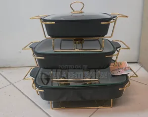 Ceramic Chaffing Dishes 3pcs