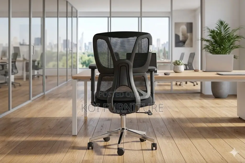 Office Chairs; Ergonomic Brixton (Ht-335b) – Low Backrest Office Chair