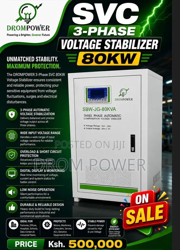 SVC 80kw Voltage Stabilizer