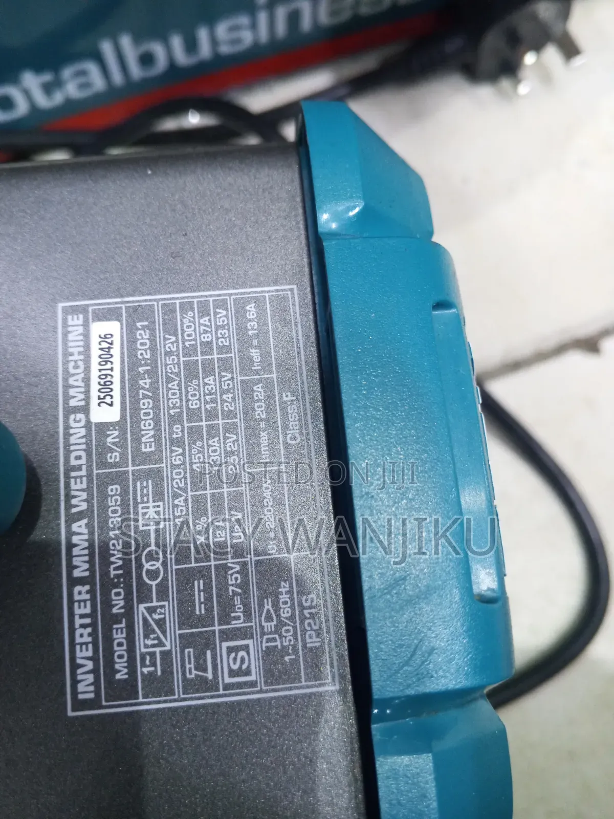 Welding Machine Total/ Tw213059 Welding