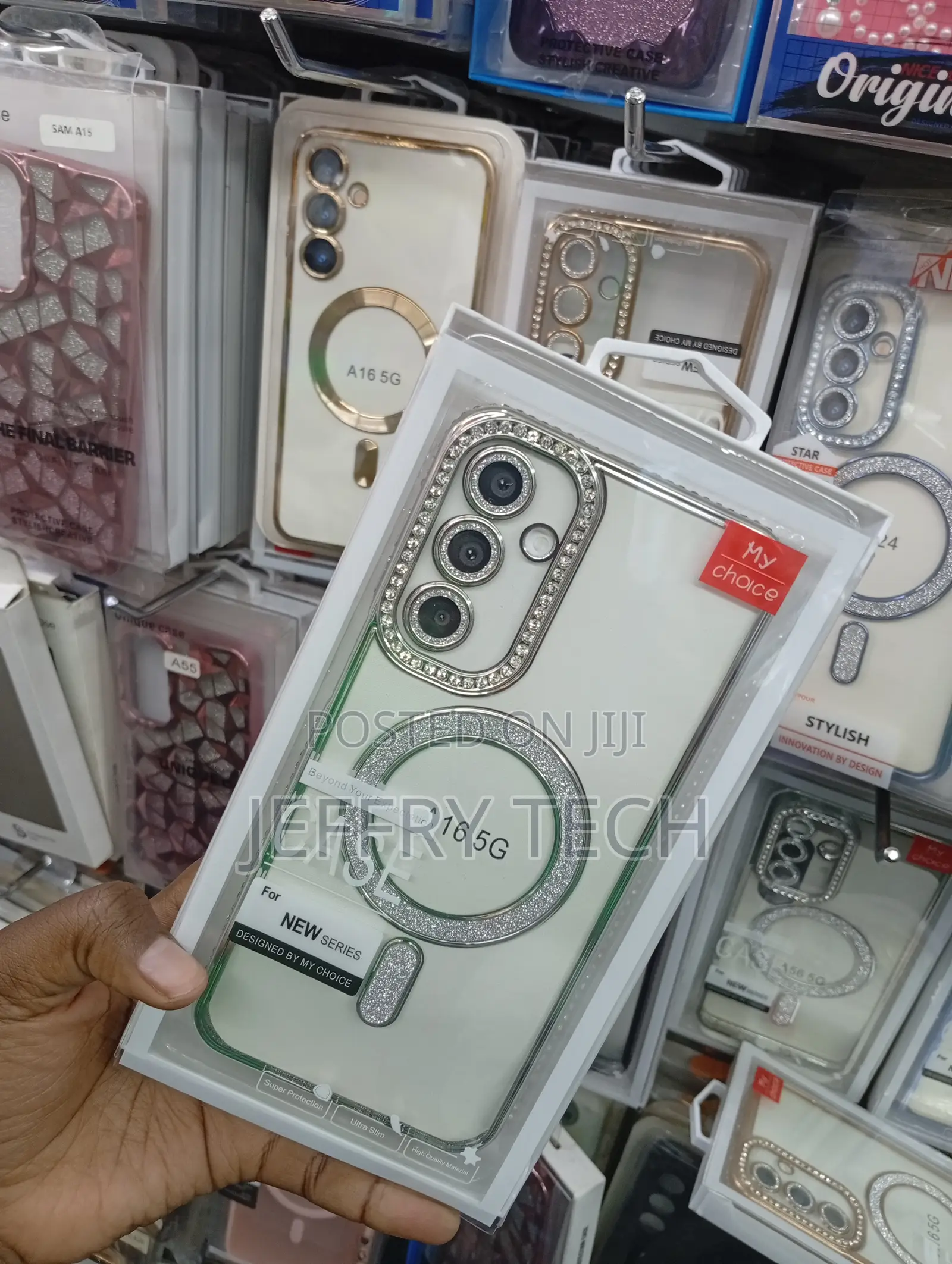 Samsung Galaxy A16 5g Sparkly Circular Cutout Case