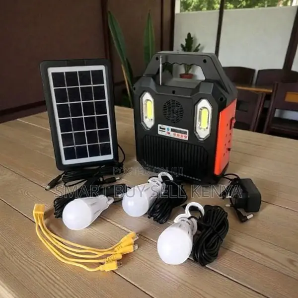 Intelligent Solar System Dat At-9028b Home Solar Lighting System Kit