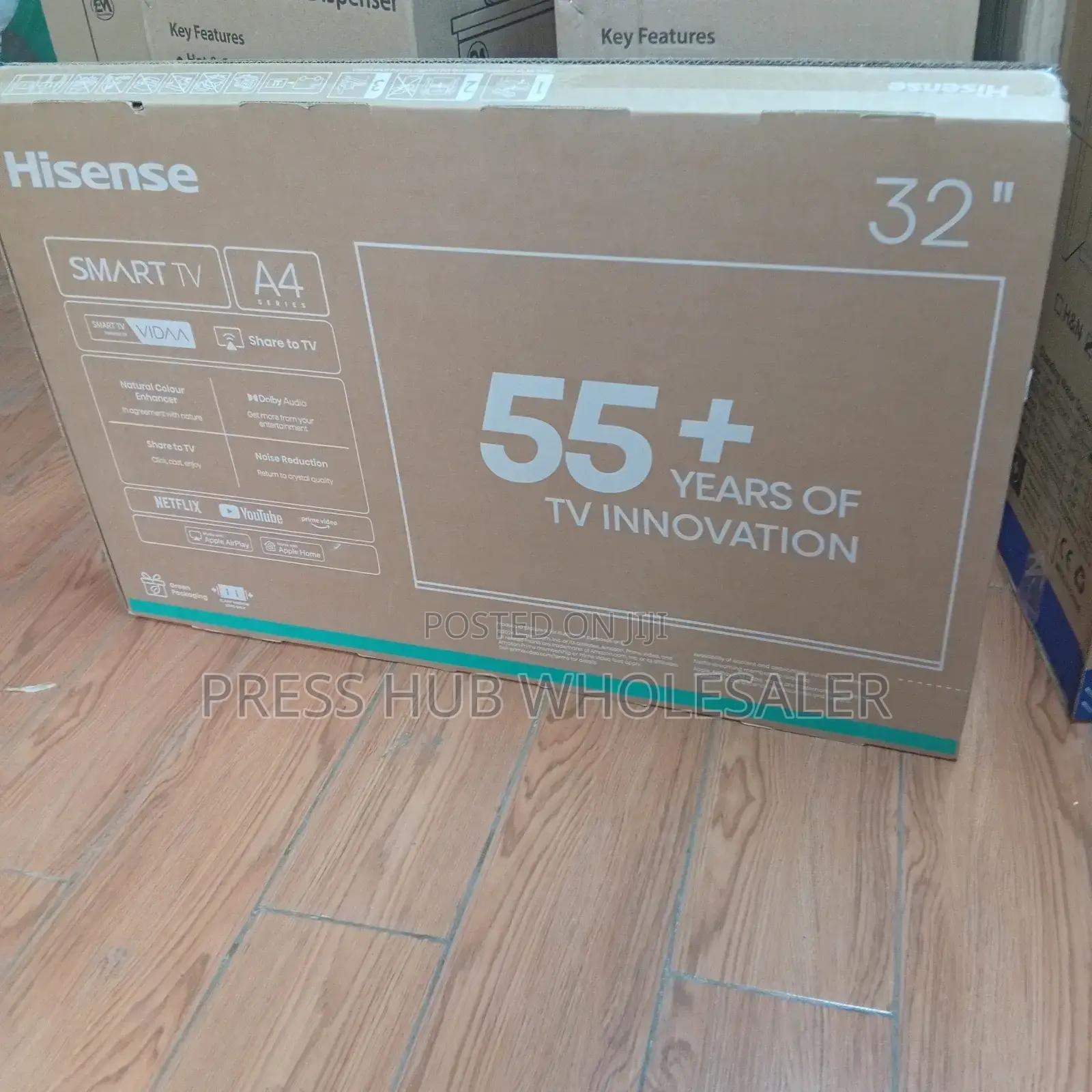 Hisense 32" Smart Tv (A4 Series) - Hd Led Vidaa Smart Television