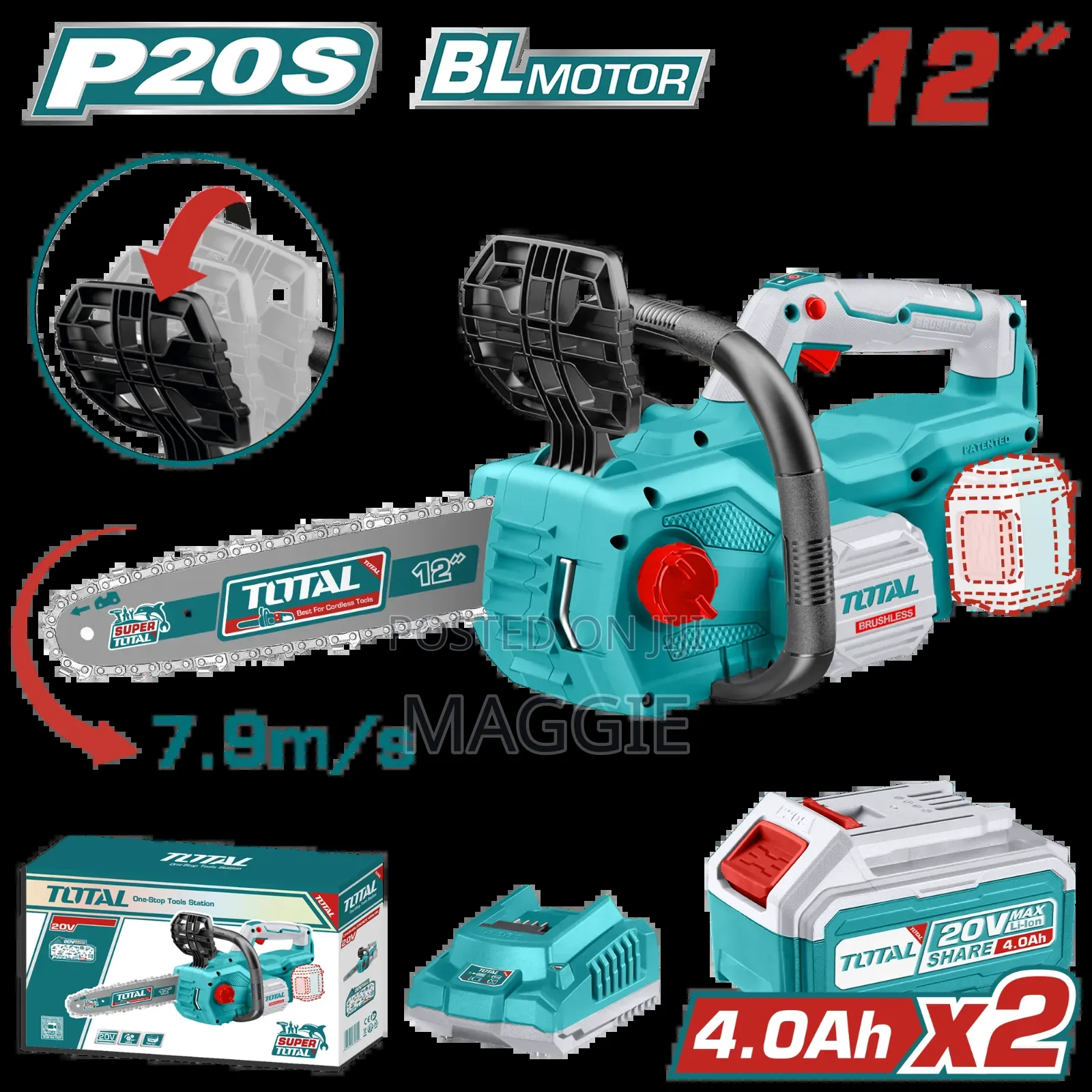 Lithium Ion Chain Saw