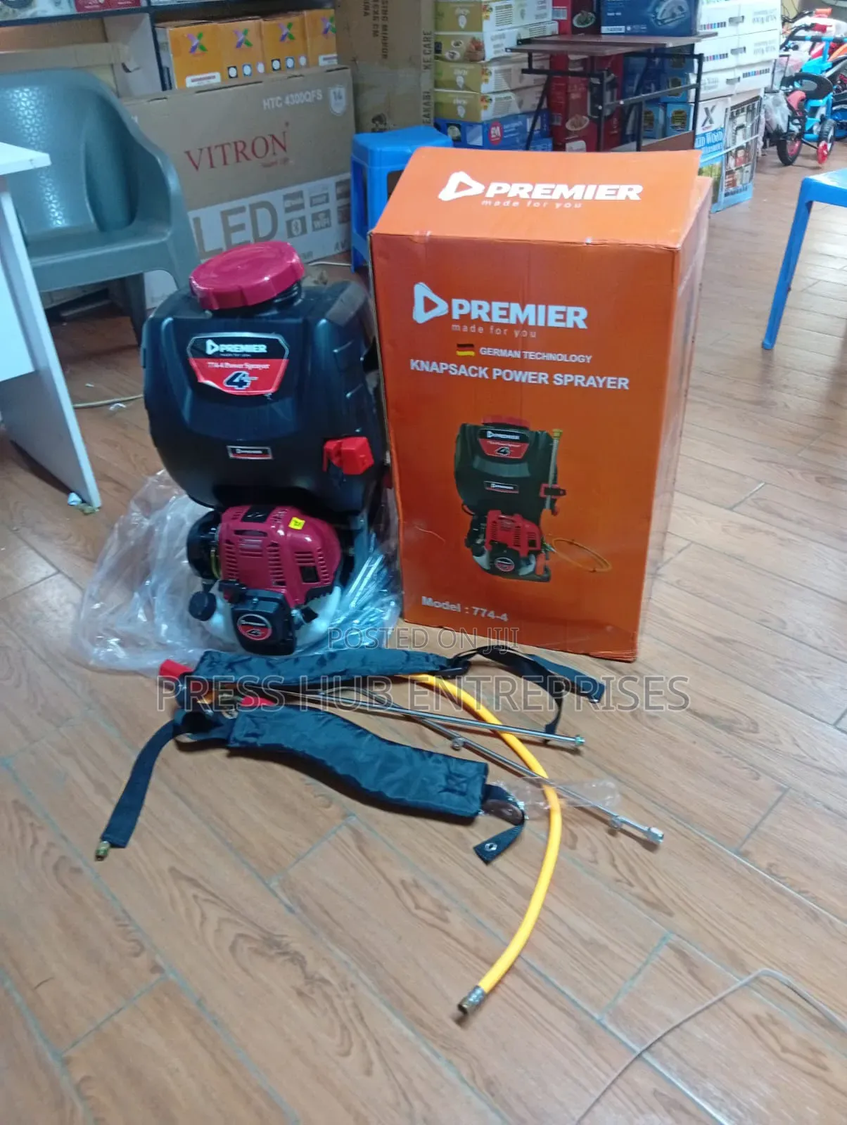 Premier 4-stroke Motorized Backpack Sprayer Pump – 25 Liters