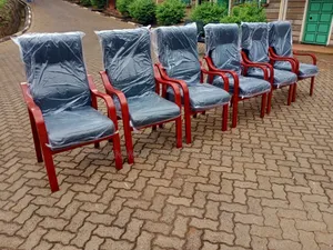 Heavy Duty Waiting Chair (Mahogany Office Chair)