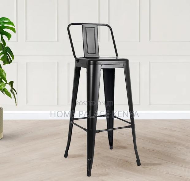 Bar Stool: Full Metallic Rust Resistant Stool - thumbnail 3