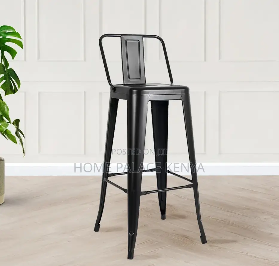 Bar Stool: Full Metallic Rust Resistant Stool