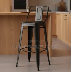 Bar Stool: Full Metallic Rust Resistant Stool