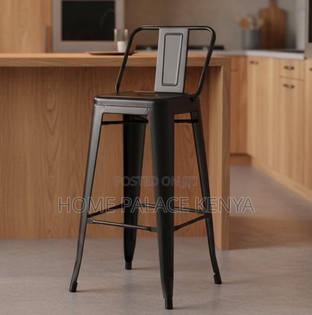 Bar Stool: Full Metallic Rust Resistant Stool - thumbnail 4