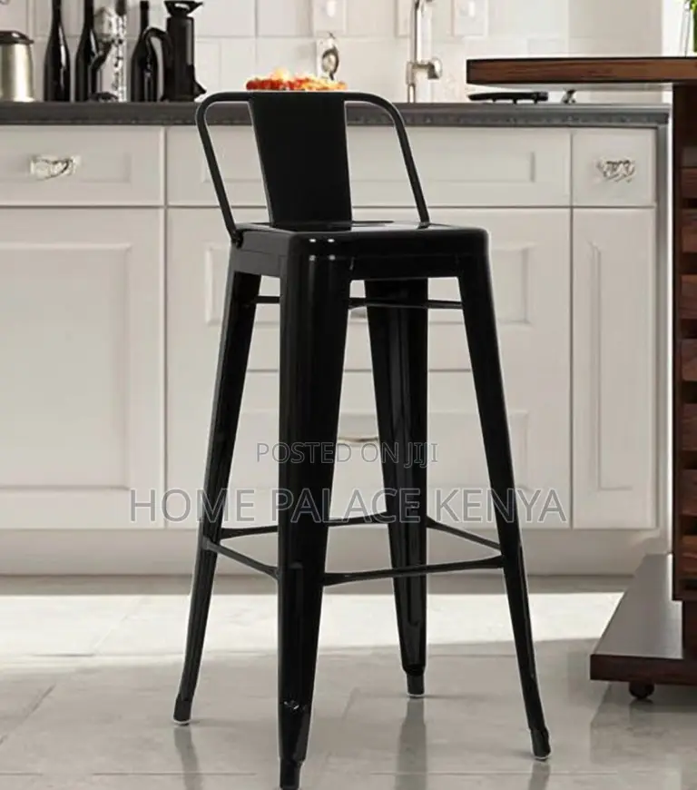 Bar Stool: Full Metallic Rust Resistant Stool