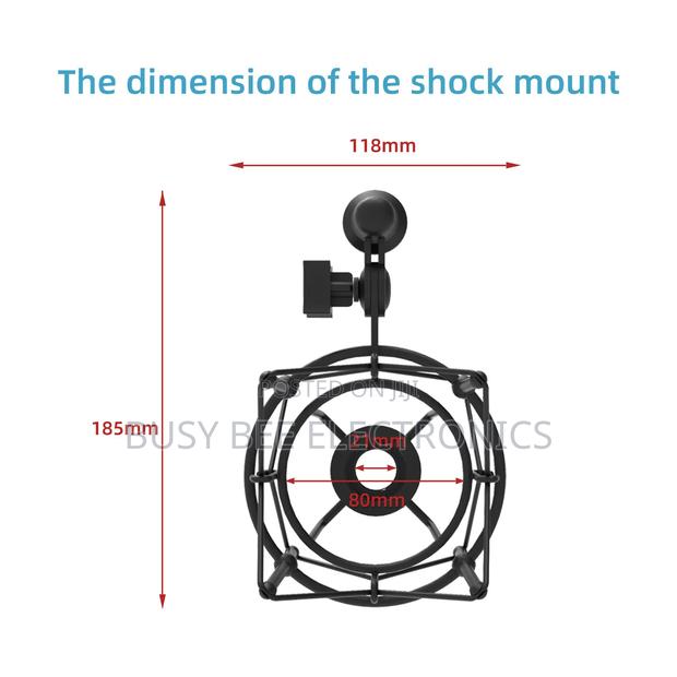 High Elastic Abs Metal Big Shock Mounts For Microphone - thumbnail 5