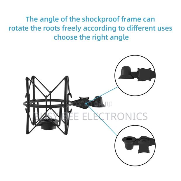 High Elastic Abs Metal Big Shock Mounts For Microphone - thumbnail 6