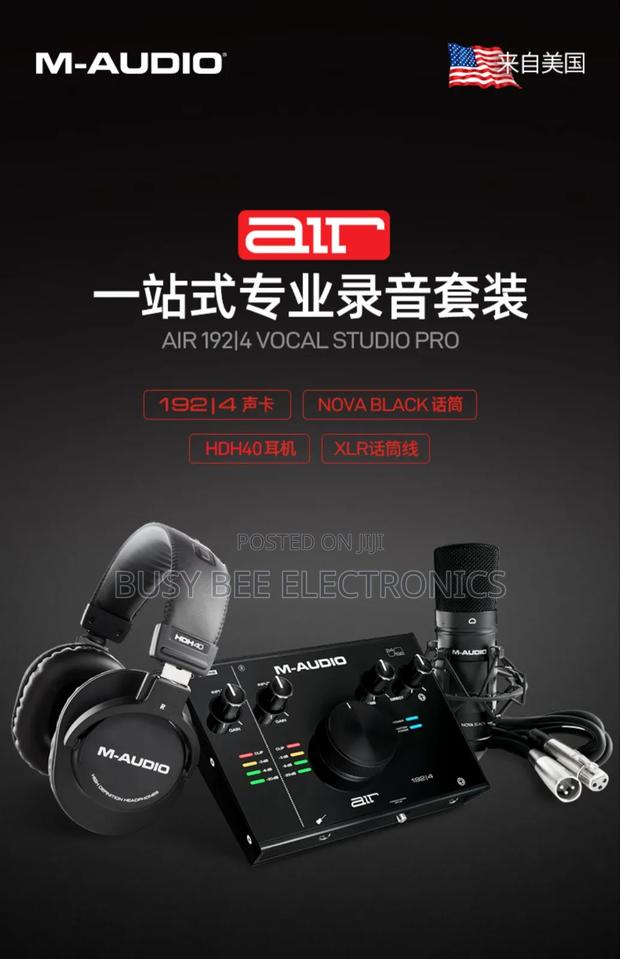 M-Audio Air 192-4 Vocal Studio Pro Sound Card Microphone Recording Set - thumbnail 2