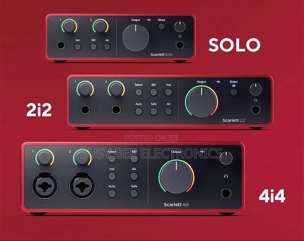 Focusrite Scarlett 4i4 4th Generation 4 Input Usb Audio Interface - thumbnail 5