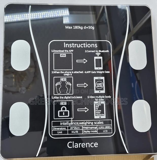 Clarence Smart Weighing Scale Bluetooth - thumbnail 3