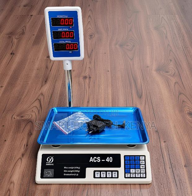 Consistent Readings Acs 40 Upto 40kgs Price Digital Weighing Scale