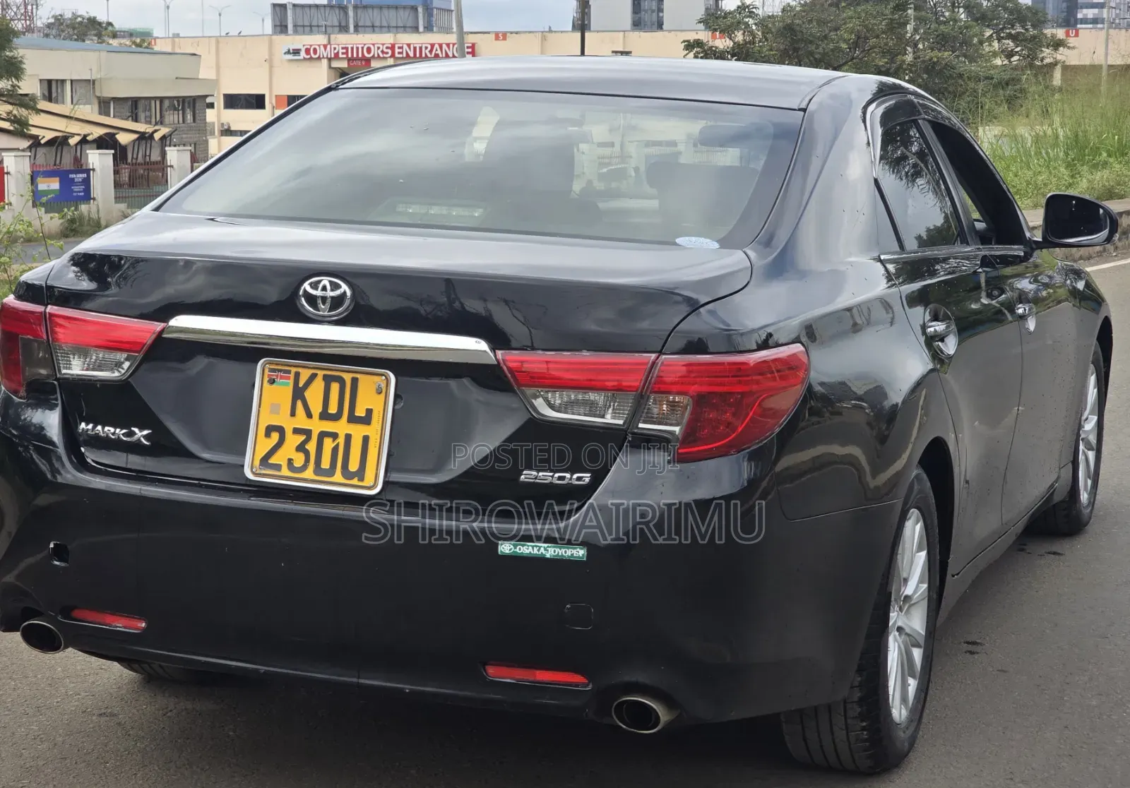 Toyota Mark X 2015 Matt Black