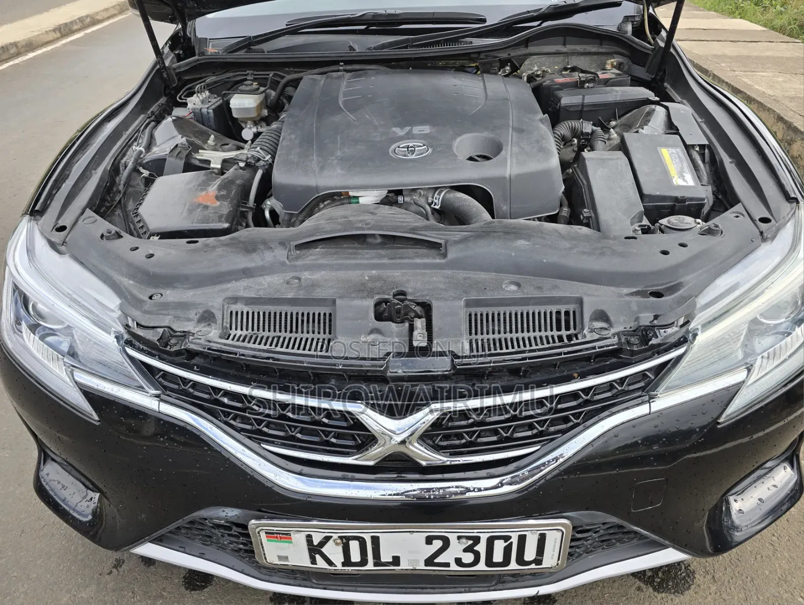 Toyota Mark X 2015 Matt Black
