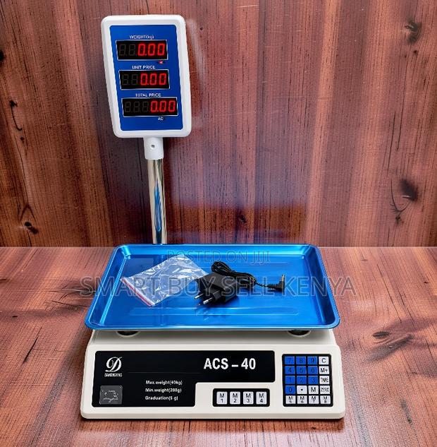 High Durability Acs 40 Upto 40kgs Weight Price Digital Weighing Scale - main view