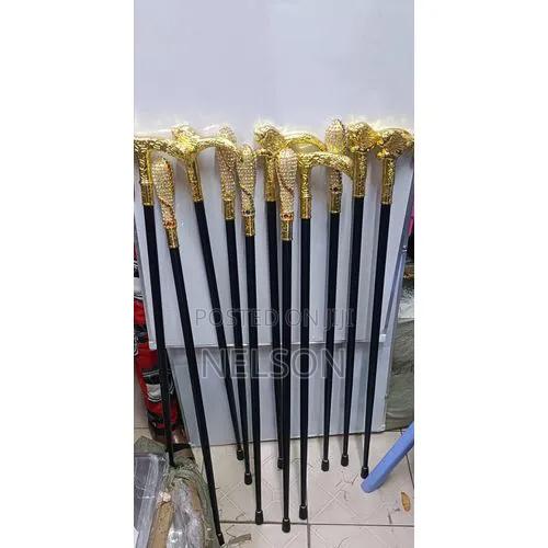 Wooden Walking Stick With Weapon