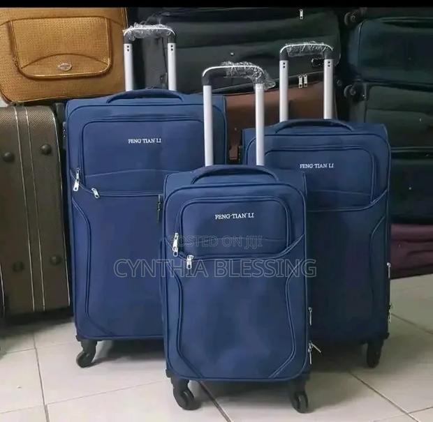 Heavy Duty Travel Suitcases-Blue