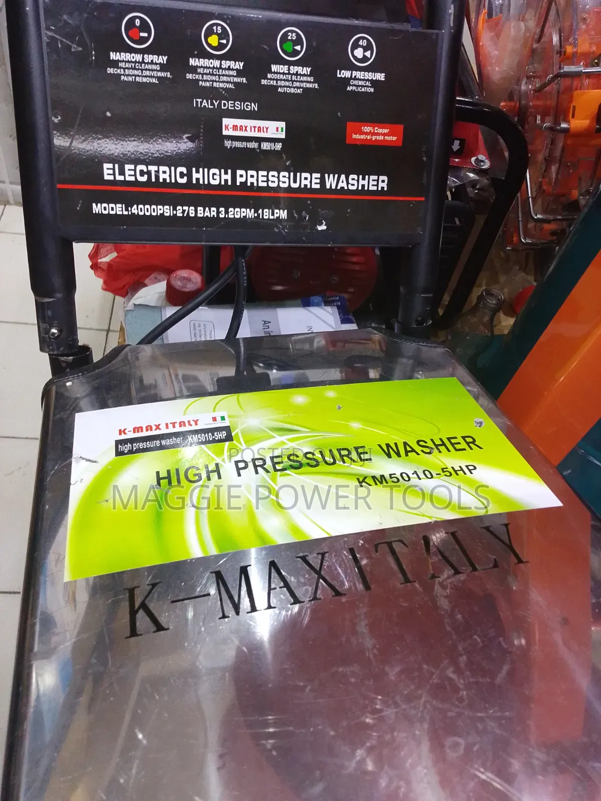 Well Performing and Professional K-Max High Pressure Washer Machine