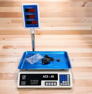 Smooth Surface Acs 40 Upto 40kgs Weight Price Digital Weighing Scale
