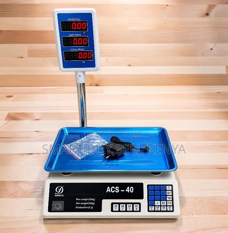 Smooth Surface Acs 40 Upto 40kgs Weight Price Digital Weighing Scale