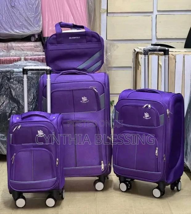 Heavy Duty Suitcases-Purple - thumbnail 2