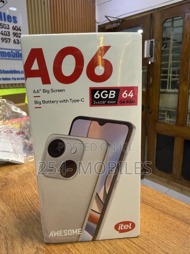 New Itel A06 64 GB Gold - thumbnail 2