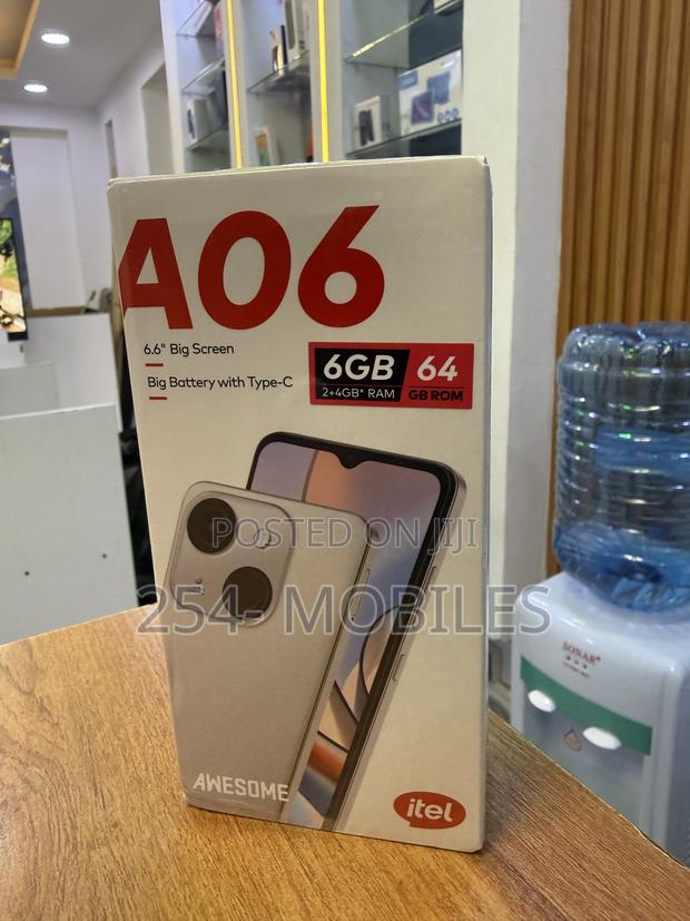 New Itel A06 64 GB Gold - thumbnail 3