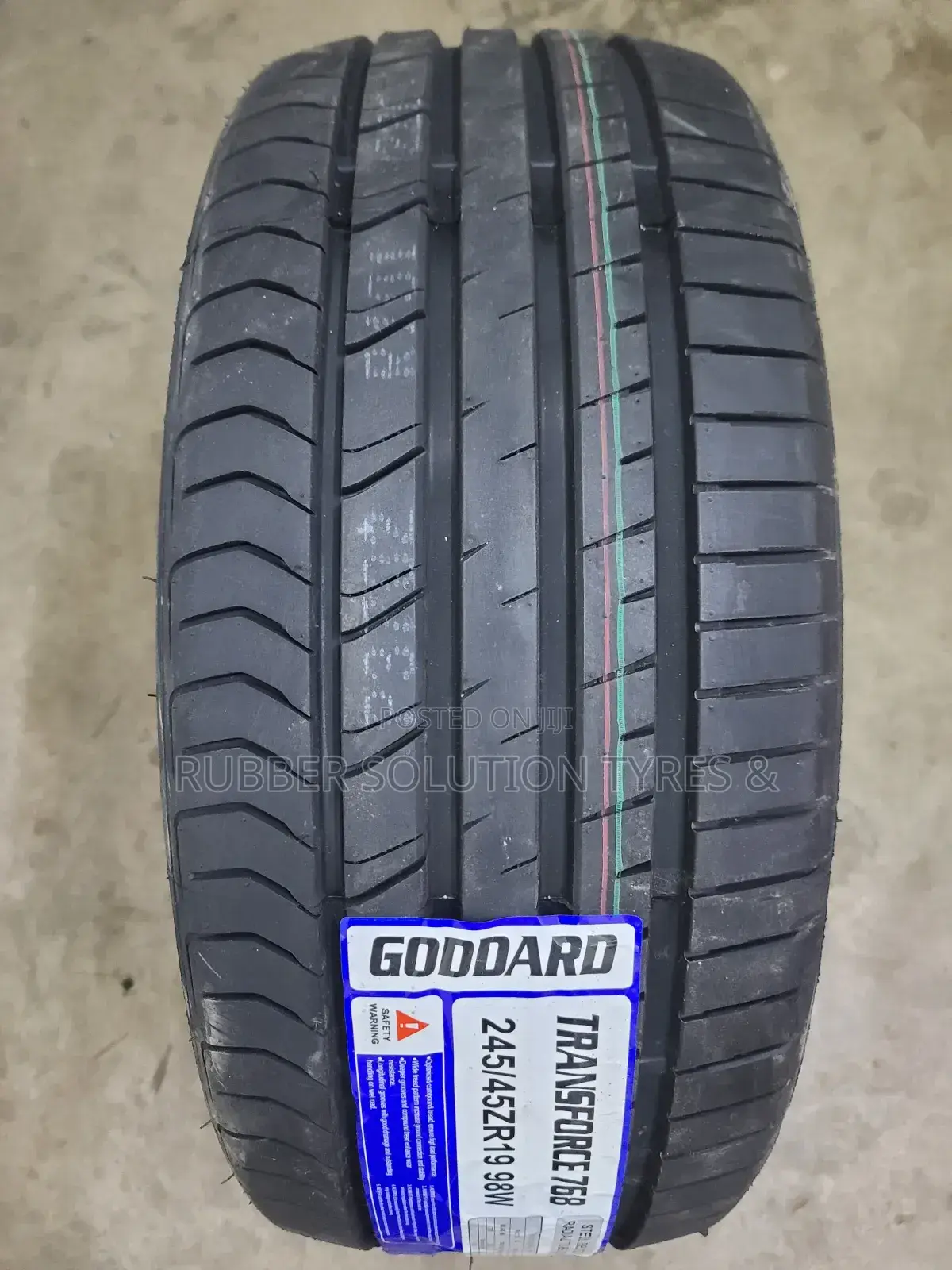 245/45 R19 Goddard Tyres 98w X/L Transforce 767