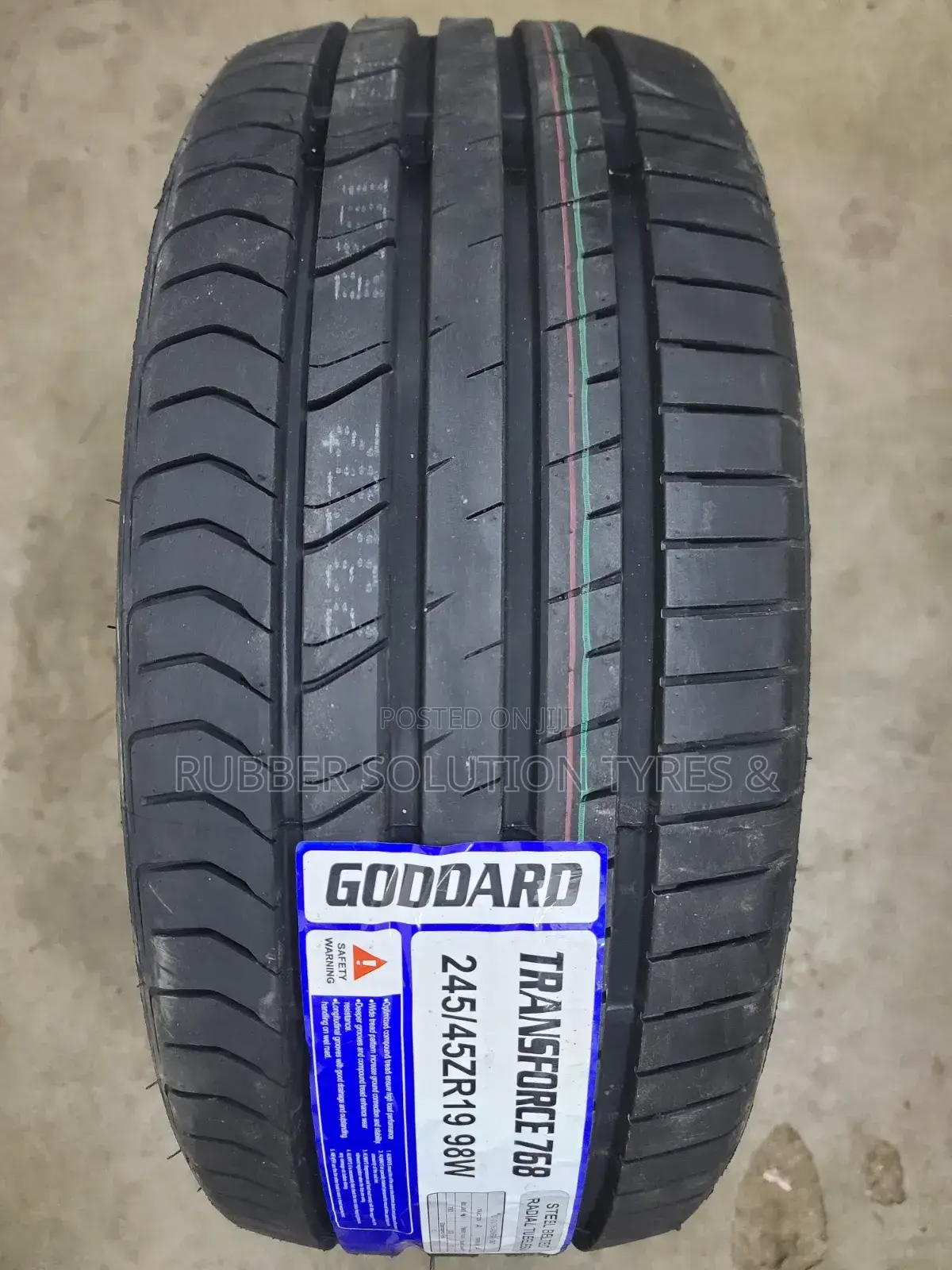 245/45 R19 Goddard Tyres 98w X/L Transforce 767