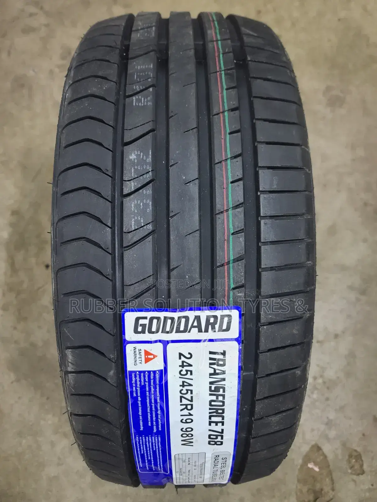 245/45 R19 Goddard Tyres 98w X/L Transforce 767