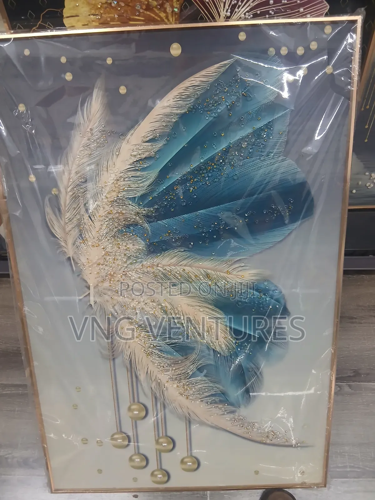 Crystal Glass Painting Wall Hanging