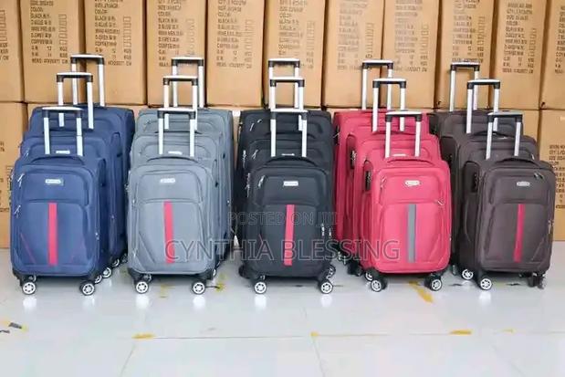 4 in 1 Suitcases - Maroon - thumbnail 2
